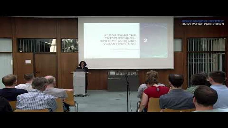 Jun.-Prof. Dr. Suzana Alpsancar "Verantwortung für KI-Systeme"